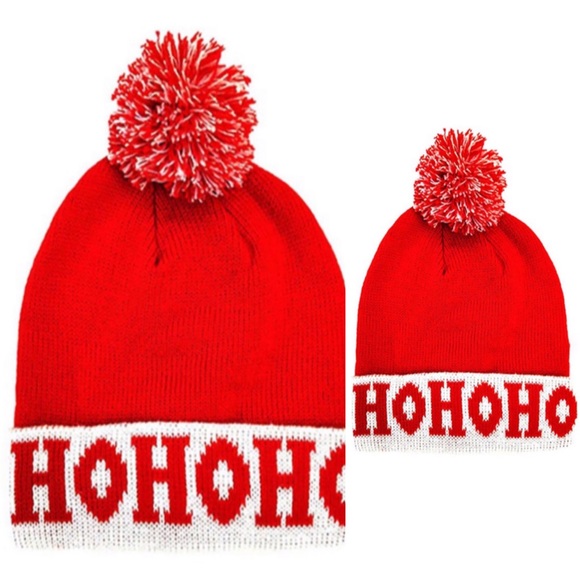 HO HO HO Christmas BEANIE - Picture 2 of 6